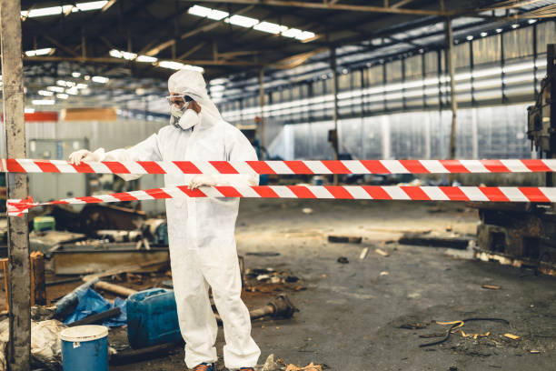 Professional Drug Lab Cleanup technician working in Three Rivers, CA